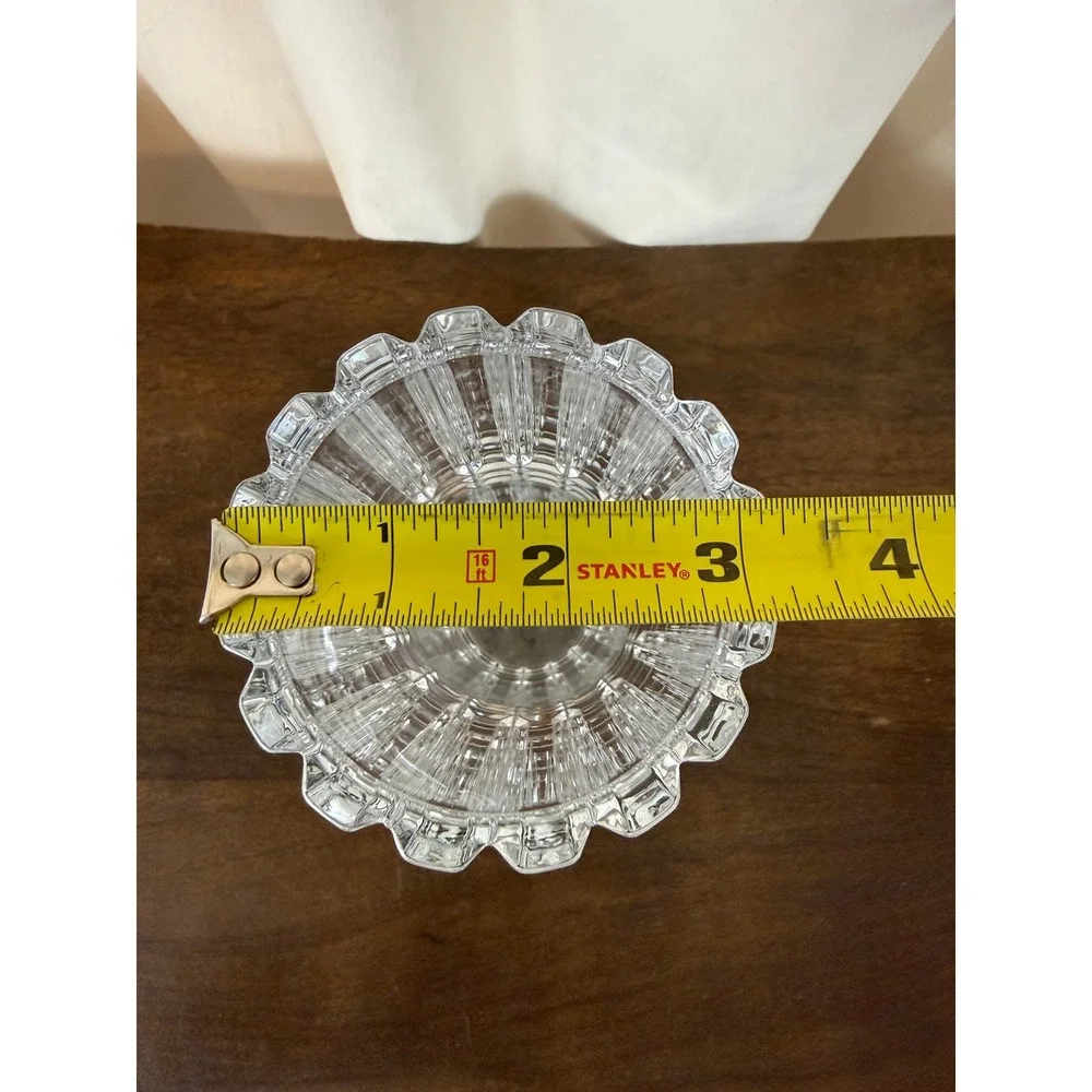 Cristal D'Arques 1970's French Montparnasse Art Deco‎ Crystal Vase 9